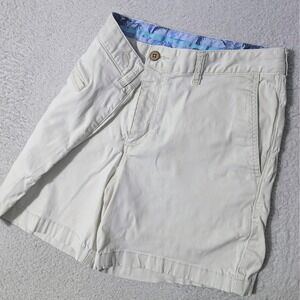 Tommy Bahama Shorts Mens 35/7 Beige Boracay Stretch Flat Front ST889417